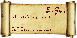 Sárközy Zsolt névjegykártya